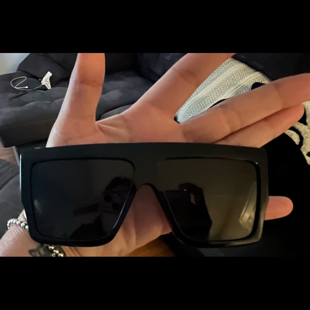 Authentic Celine large black sunglasses